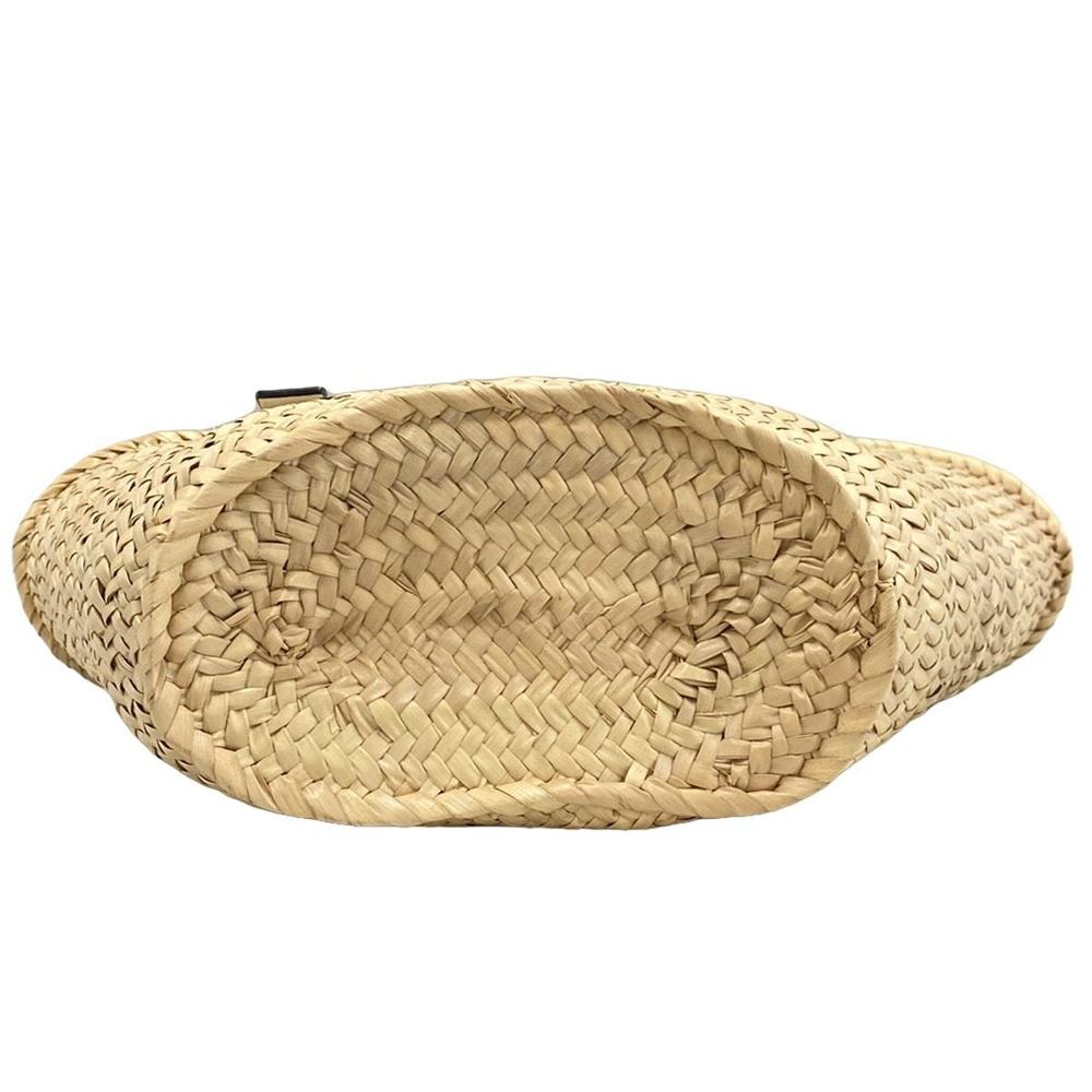 Loewe Natural Leaf Palm White Tote Bag Calfskin Basket - Picture 5 of 16